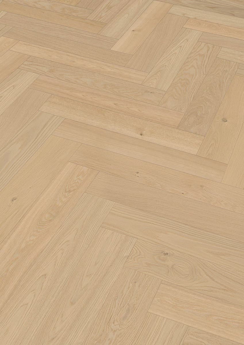Floer Hybride Hout Visgraat Crème Eiken