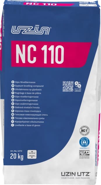 Uzin – NC 110 Gips Egaliseermiddel 20 kg